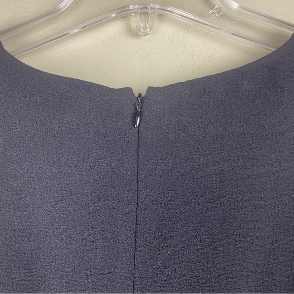 Ann Taylor Petite Black & White Sleeveless Peplum Dress Surplice Top Size 2 P - Picture 9 of 17